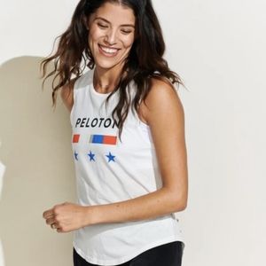 Peloton star stripe tank size medium